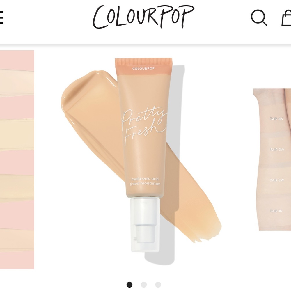 ColourPop Pretty Fresh tinted moisturizer - fair4N